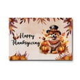 thumbnail image 1 of Happy Thanksgiving Pomeranian Welcome Thankful Fall Autumn Pumpkin Horizontal Matte Canvas Poster Pom Dog Lover Gifts Wall Art Home Decor - 02021, 1 of 5