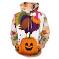 thumbnail image 1 of Happy Thanksgiving Pumpkin Turkey 3d Sweatshirts Hoodie Fashion Casual Personality Men's Women Street Hoodie Pullovers Long Sleeve Comfortable Top, 1 of 6