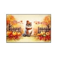 thumbnail image 1 of Happy Thanksgiving Ragdoll Give Thanks Fall Beanie Scarf Welcome Indoor Rug Cat Lover Kitten Owner Gifts Idea Carpet Living Bed Room Sofa Home Decor - 00020, 1 of 5