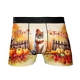 thumbnail image 1 of Happy Thanksgiving Ragdoll Give Thanks Fall Beanie Scarf Welcome All Over Print Boxer Briefs Underwear for Men Dad Cat Lover Kitten Owner Gifts Idea - 00020, 1 of 6
