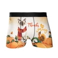 thumbnail image 1 of Happy Thanksgiving Ragdoll with Turkey Pumpkins Autumn Vibes All Over Print Boxer Briefs Underwear for Men Dad Cat Lover Kitten Owner Gifts Idea - 12018, 1 of 6