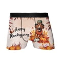 thumbnail image 1 of Happy Thanksgiving Rhodesian Ridgeback Welcome Thankful Fall Autumn Pumpkin All Over Print Boxer Briefs Underwear for Men Dad Ridgebacks Dog Lover Gifts - 02021, 1 of 6