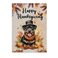 thumbnail image 1 of Happy Thanksgiving Rottweiler Welcome Thankful Fall Autumn Pumpkin Vertical Matte Canvas Poster Rottie Dog Lover Gifts Idea Wall Art Home Decor - 02021, 1 of 5