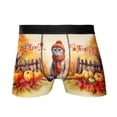 thumbnail image 1 of Happy Thanksgiving Scottish Fold Give Thanks Fall Beanie Scarf Welcome All Over Print Boxer Briefs Underwear for Men Dad Cat Lover Kitten Owner Gifts - 00020, 1 of 6
