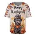 thumbnail image 1 of Happy Thanksgiving Scottish Terrier Welcome Thankful Fall Autumn Pumpkin All Over Print 3D Baseball Shirt Scottie Dog Lover Gifts Softball Sport - 02021, 1 of 6