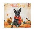 thumbnail image 1 of Happy Thanksgiving Scottish Terrier with Turkey Pumpkins Autumn Vibes Tapestry Scottie Dog Lover Gifts Wall Hanging Backdrop Home Decor - 12018, 1 of 5