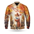 thumbnail image 1 of Happy Thanksgiving Shiba Inu Give Thanks Fall Beanie Scarf Welcome All Over Print 3D Baseball Jacket Shibas Dog Lovers Gifts Idea Bomber Jacket Softball - 00020, 1 of 6
