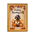 thumbnail image 1 of Happy Thanksgiving Siamese Welcome Thankful Fall Autumn Pumpkin Acrylic Plaque with Wood Photo Frame Box Cat Lover Kitten Owner Gifts Light Box - 02021, 1 of 5