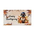 thumbnail image 1 of Happy Thanksgiving Siamese Welcome Thankful Fall Autumn Pumpkin Doormat Cat Lover Kitten Owner Gifts Indoor Outdoor Welcome Mat - 02021, 1 of 5