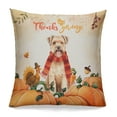 thumbnail image 1 of Happy Thanksgiving Soft Coated Wheaten Terrier with Turkey Pumpkins Autumn Vibes Pillowcase Double Sided Wheatie Dog Lover Pillow Case Covers - 12018, 1 of 3