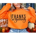 thumbnail image 1 of Happy Thanksgiving Sweatshirt, Pumpkin Spice Sweatshirt, Friendsgiving Sweatshirt, Thanksgiving Shirt, Fall Sweatshirt, Gobble TH100633, 1 of 5