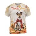 thumbnail image 1 of Happy Thanksgiving Toy Fox Terrier with Turkey Pumpkins Autumn Vibes All Over Print 3D Shirt Unisex Merch Dog Lover - 12018, 1 of 6