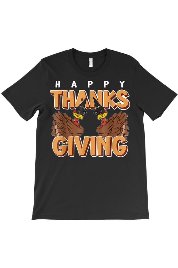 Happy Thanksgiving Turkey Dabbing Holiday Feast November, G10064 Unisex T-Shirt, Up to Size 5XL