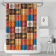 thumbnail image 1 of Happy Thanksgiving Turkey Fall Leaves Pumpkin Shower Curtain 72"x72" ,Bathroom Decorative Shower Curtains Set with 12 Hooks,Modern Waterproof Washable Shower Curtain, 1 of 3