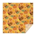 thumbnail image 1 of Happy Thanksgiving Turkey Fall Leaves Pumpkin Square Tablecloth,Waterproof Square Table Cover,Wipeable Spillproof Washable Table Cover for Home Kitchen Party Decor 42"X42"(107x107cm), 1 of 6