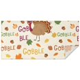 thumbnail image 1 of Happy Thanksgiving Turkey Fall Leaves Rectangle Tablecloth 60"x120",Waterproof Polyester Rectangle Table Cloth, Wipeable Spillproof Polyester Tablecloth for Dining, Camping, Indoor and Outdoor, 1 of 5