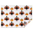 thumbnail image 1 of Happy Thanksgiving Turkey Fall Pumpkin Rectangle Tablecloth 60"x84",Waterproof Polyester Rectangle Table Cloth, Wipeable Spillproof Polyester Tablecloth for Dining, Camping, Indoor and Outdoor, 1 of 5
