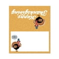 thumbnail image 1 of Happy Thanksgiving Turkey Table Tent Place Cards - 25 Thanksgiving Turkey Guest Seating Name Cards - Table Tents - Place Cards (Thanksgiving Turkey) - 77008, 1 of 5
