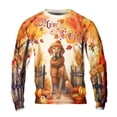 thumbnail image 1 of Happy Thanksgiving Vizsla Give Thanks Fall Beanie Scarf Welcome All Over Print 3D Sweatshirt Unisex Merch Vizslas Dog Lover Gifts Idea - 00020, 1 of 6