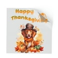 thumbnail image 1 of Happy Thanksgiving Vizsla Welcome Thankful Fall Autumn Pumpkin Cutout Transfer Sticker Vizslas Dog Lover Gifts Idea Transparent Decal Art Decor - 02021, 1 of 5