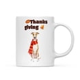 thumbnail image 1 of Happy Thanksgiving Whippet with Turkey Pumpkins Autumn Vibes Mug Dog Lover Coffee Tea Cup - 12018, 1 of 4