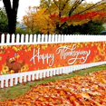 Happy Thanksgiving Yard Banner 20 X 120 inch Thanksgiving Yard Signs