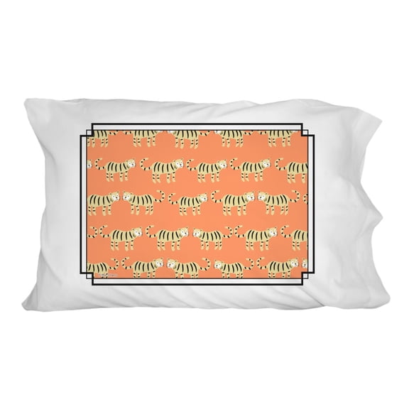 Happy Tigers Novelty Bedding Pillowcase