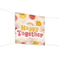 thumbnail image 1 of Happy Together Banner Sign For Outdoor-Indoor Use 4x4 Ft Large Custom Banner and Signs with Hanging Rope Happy Together Backdrop for Party Decor Oxford Cloth Sublimation Banner for Easy Hang, 1 of 6