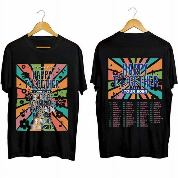 Happy Together Tour 2024 Tour Shirt, Happy Together 2024 Concert Shirt