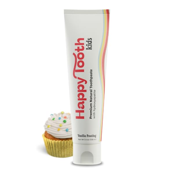 Happy Tooth Natural Hydroxyapatite DNF2 Toothpaste Fluoride Free, SLS