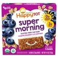 thumbnail image 1 of Happy Tot Organics Super Morning Oat Bar, Blueberry & Oatmeal, Organic Toddler Snack, 5 bars per box (1 Box), 1 of 11