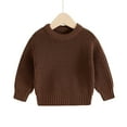 thumbnail image 1 of Happy Town Baby Girls Boys Knit Sweater Fall Winter Pullover Long Sleeve Sweatshirt Kids Clothes, 1 of 7
