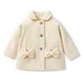 thumbnail image 1 of Happy Town Toddler Baby Girls Clothes Fall Winter Long Sleeve Outerwear Coats Baby Kids Button Jacket, 1 of 7