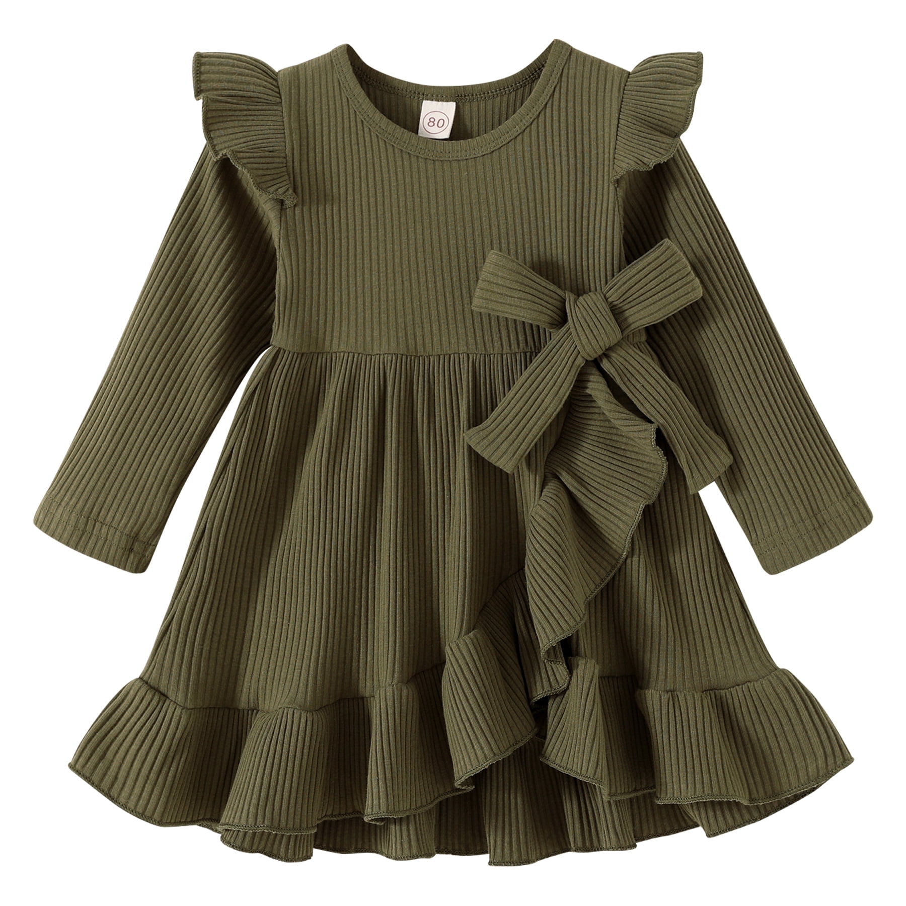 carters fall dresses Carters Long Sleeve Mini Dress | Black | Womens main image 1