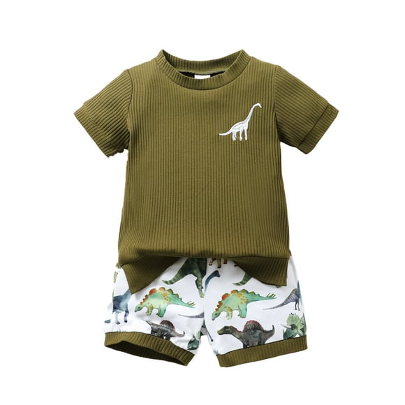 Happy Town Toddler Boy Outfits Casual Cute Boy Summer Outfits Infant Shorts Summer Clothes