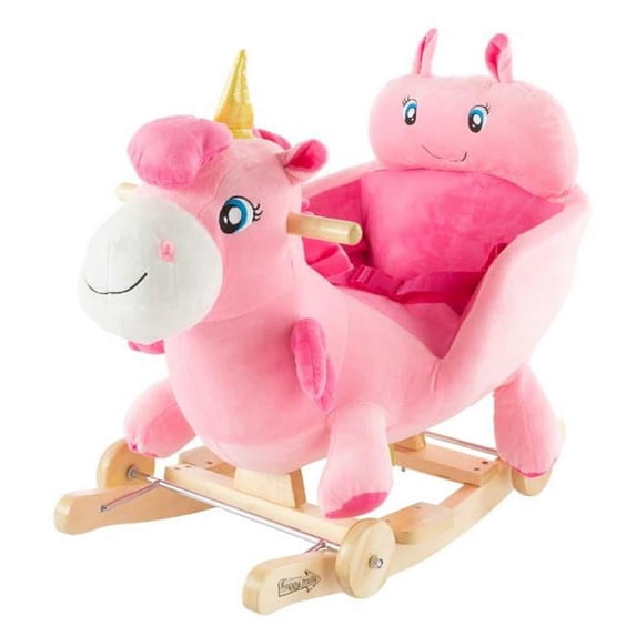Happy Trails 80-TK178532 2-in-1 Classic Rocking Horse Plush Animal