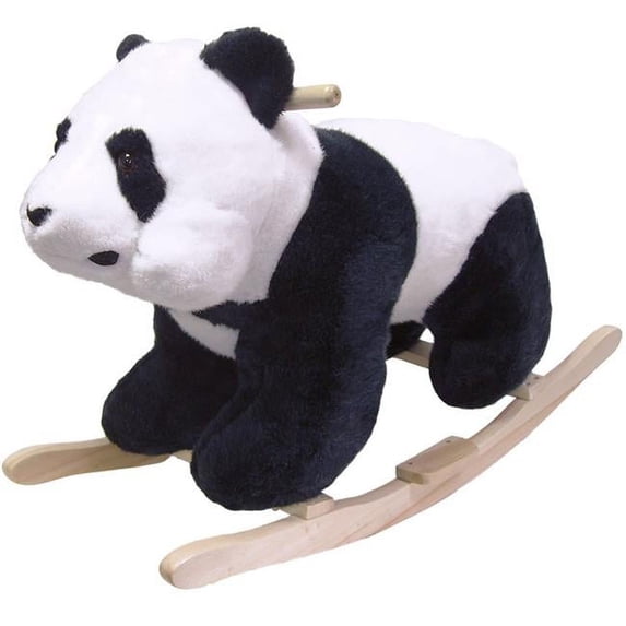 Happy Trails M370027 Happy Trails Panda Bear Rocking Animal, Black & White