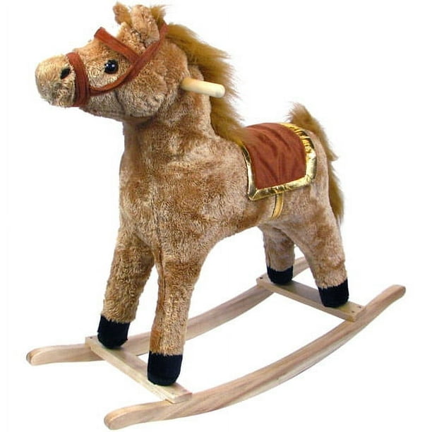 Happy Trails Plush Rocking Animal, Horse