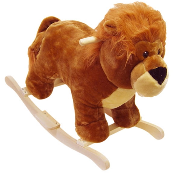 Happy Trails Plush Rocking Animal, Lion