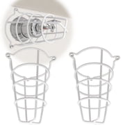 Happy Tree 2 Pack White Fire Sprinkler Head Guard Cover for Both 1/2" & 3/4" Sprinkler Head 6" Deep Cage