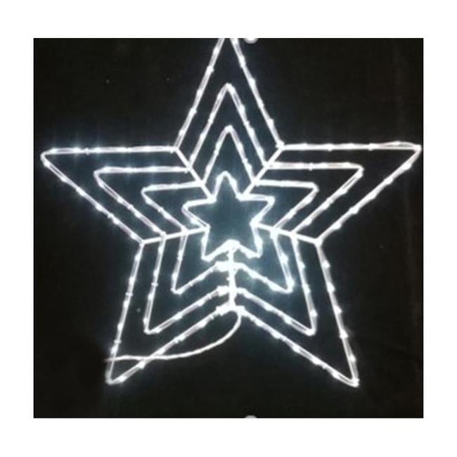 Happy Trend S33 R9404919X 24 in. 2D LED Micro Rope Star with Motion ...