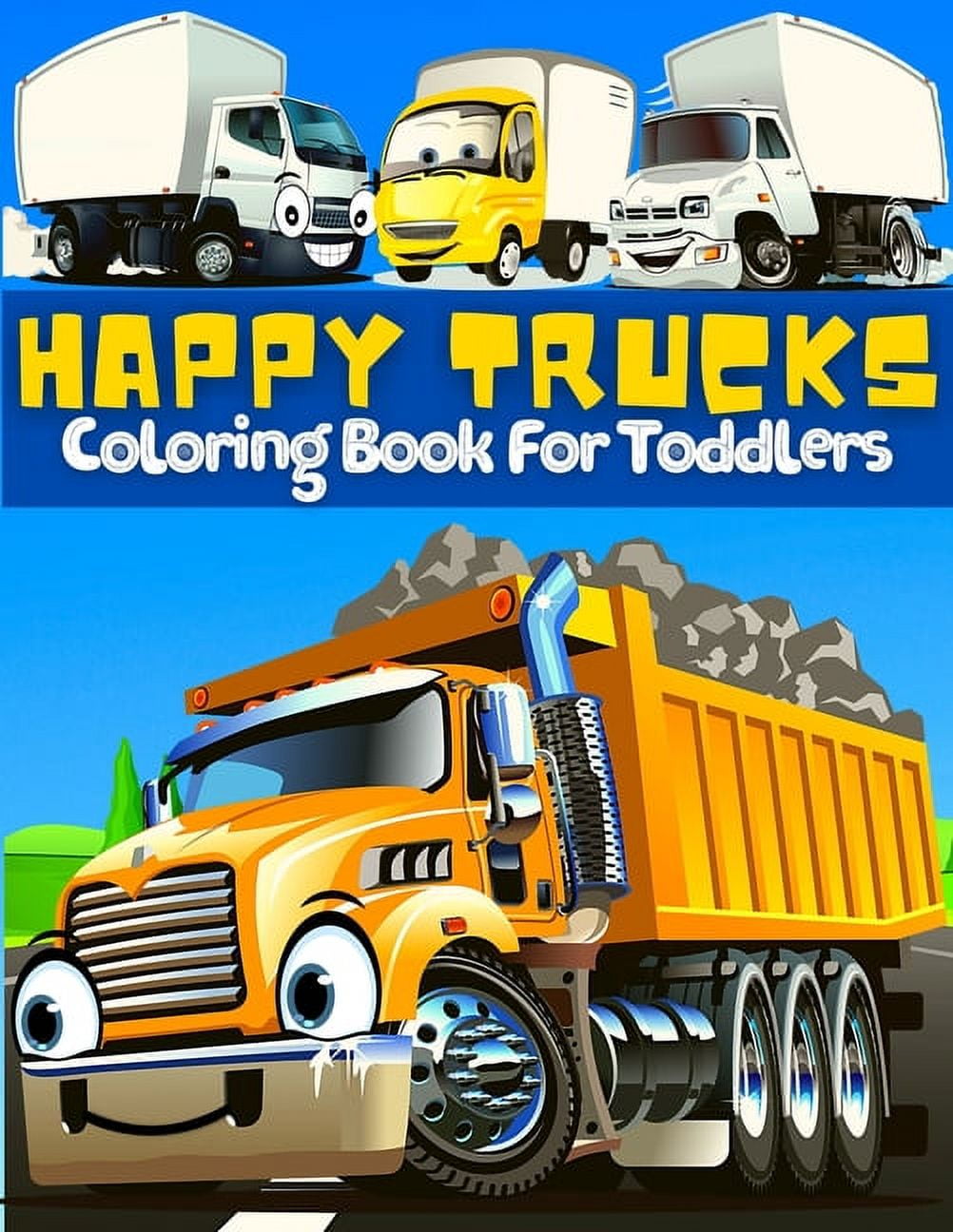 Cars and Trucks and Things That Go Coloring Book for Kids: Art Supplies for  Kids 4-8, 9-12 – Childrens Bookstore