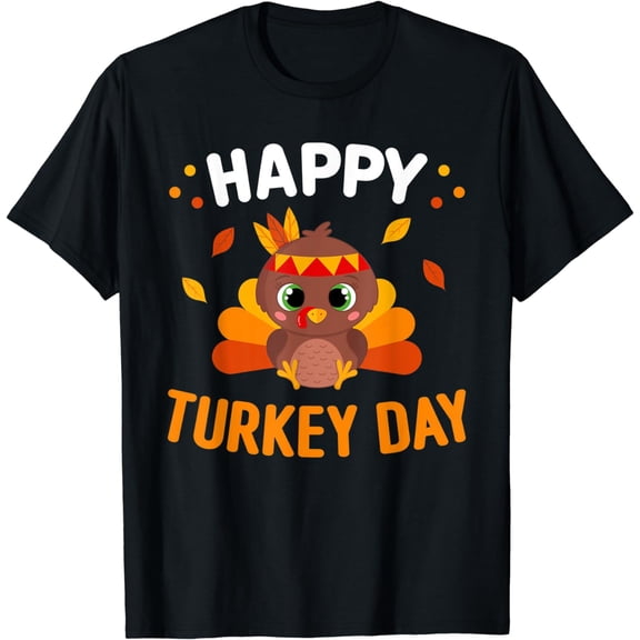 Happy Turkey Day Thanksgiving Gobble Turkey T-Shirt
