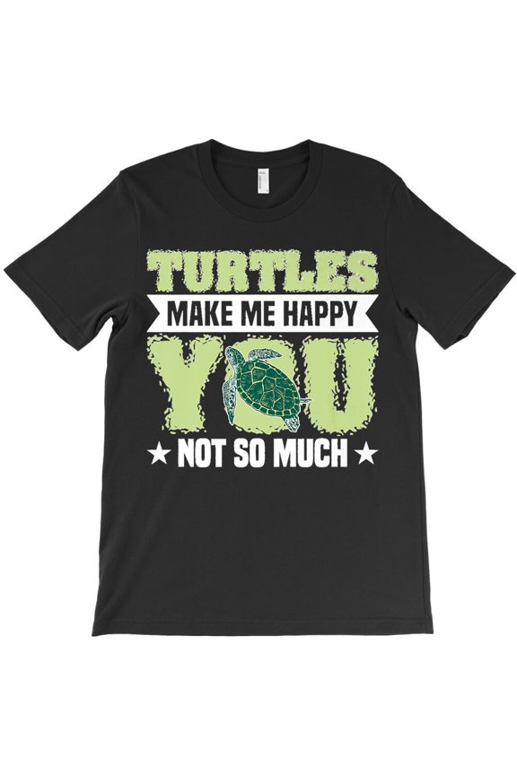 Happy Turtle Sea Animal Earth Day Environmental Premium Unisex T-Shirt, for men & women, up to size 5XL