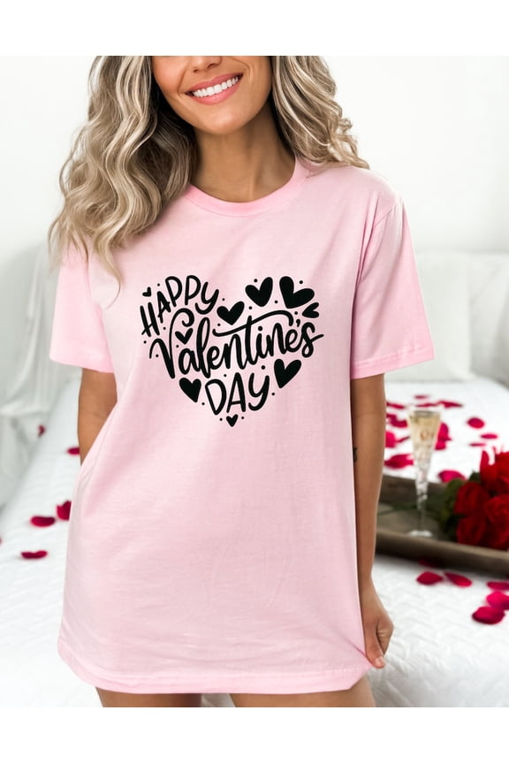 Happy V-Day Shirt, V-Day Shirt, V-Day Gift Womens, Gift Her, V-Day Shirt LIGHT PINK Unisex S-5XL Hot Trending Shirt, Vintage Birthday Gift