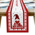 thumbnail image 1 of Happy Valentine'S Day Plaid Love Gnome Table Runner Wedding Table r Hotel Home Dining Table r Tablecloth and Placemats, 1 of 4
