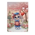 thumbnail image 1 of Happy Valentine’s Day Adorable Devon Rex Kitten Holding Heart Balloon Vertical Matte Canvas Poster Cat Lover Kitten Owner Gifts Wall Art Home Decor - 00030, 1 of 5