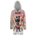 thumbnail image 1 of Happy Valentine’s Day Adorable Doberman Pinscher Puppy Holding Heart Balloon All Over Print 3D Hooded Duffle Toggle Coat Doberman Dog Lover Gifts - 00030, 1 of 6