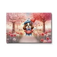 thumbnail image 1 of Happy Valentine’s Day Adorable English Springer Spaniel Puppy Holding Heart Balloon Horizontal Matte Canvas Poster Springers Dog Lover Gifts Wall Art Home Decor - 00030, 1 of 5