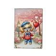 thumbnail image 1 of Happy Valentine’s Day Adorable Goldendoodle Puppy Holding Heart Balloon Travel Passport Wallet Doodle Dog Lover Gifts Idea PU Leather Passport Holder Cover - 00030, 1 of 5